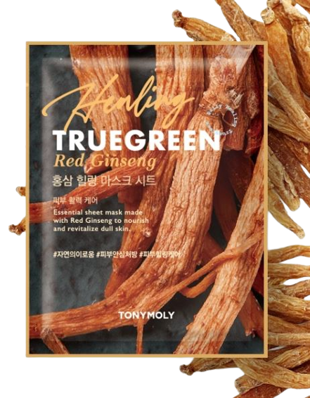 TRUEGREEN RED GINSENG HEALING MASK SHEET 20g