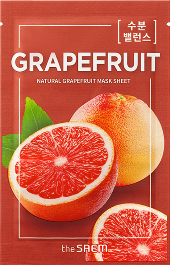 Natural Grapefruit Mask Sheet 21ml