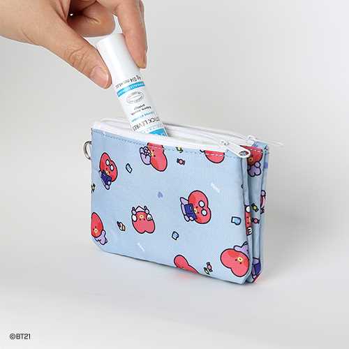 BT21 MININI DOUBLE POCKET TATA
