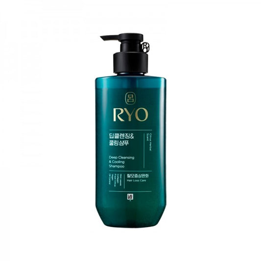 Ryo Deep Cleansing & Cooling Shampoo Set 480ml+112