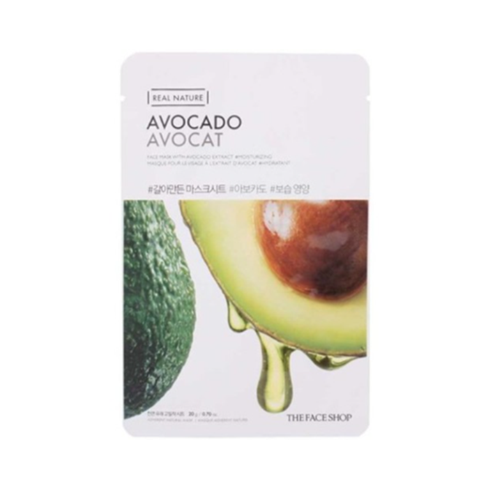 THE FACE SHOP Real Nature Face Mask Avocado 20g