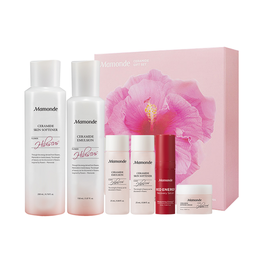 Mamonde Ceramide Duo Set Ceramide Skin Softener 200ml+Ceramide Emulsion 150ml+Gift(Skin Softener 25ml+Emulsion 25ml+Cream 15ml+Serums 5ml)