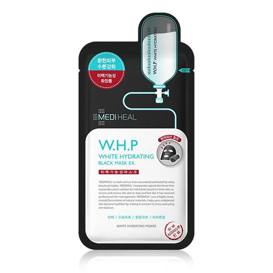 MEDIHEAL W.H.P White Hydrating Black Mask EX 25ml*10ea