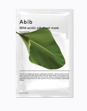 Abib ABIB Mild Acidic pH Sheet Mask Heartleaf Fit (10ea)