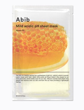 Abib ABIB MILD ACIDIC pH SHEET MASK HONEY FIT (10ea)