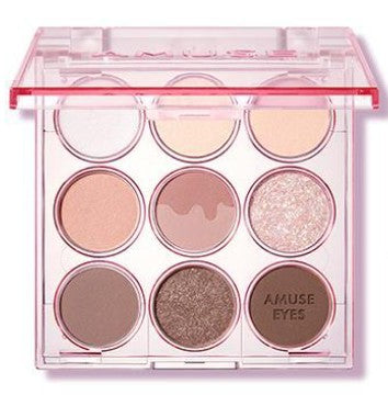 AMUSE EYE COLOR PALETTE 04 PEONY SKIN 0.6g X 9