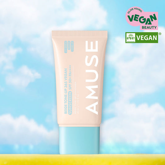 AMUSE BEIGE TONE-UP 365 VEGAN SUNSCREEN 40ML
