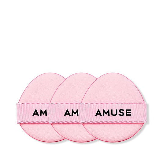 AMUSE DEW POWER VEGAN CUSHION PUFF 3P