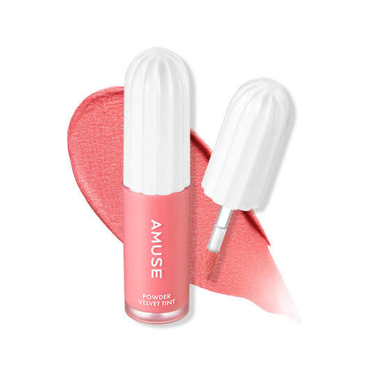 AMUSE POWDER VELVET TINT 02 PEANUT CORAL [25] 3.3g