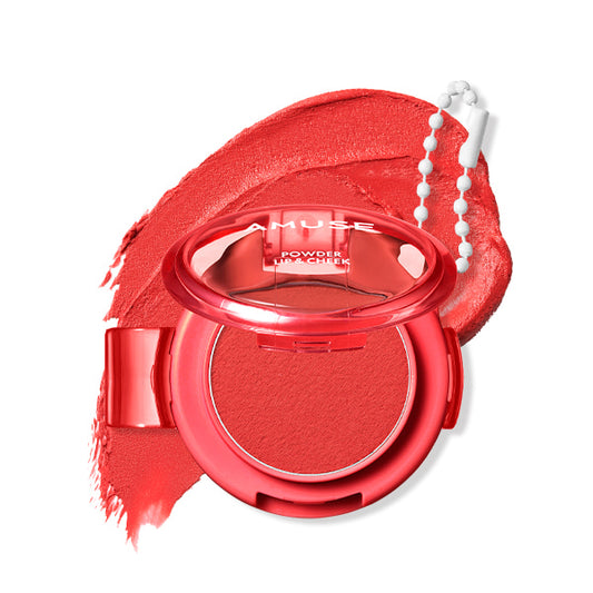 AMUSE POWDER LIP & CHEEK 06 CORAL PONG [25] 4g