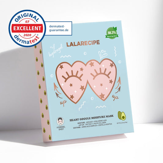LALARECIPE Heart Goggle Moisture Mask 7g x 10PCS