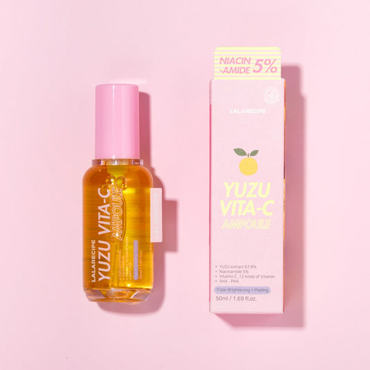 LALARECIPE YUZU VITA C Ampoule [brightening & Anti wrinkle] 50ml