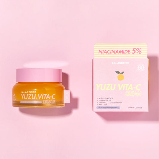 LALARECIPE YUZU VITA C Cream [brightening & Anti wrinkle] 50ml