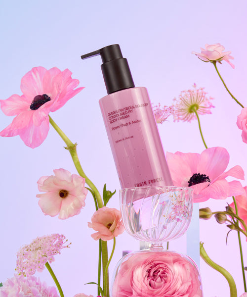 Login Forest Overflow Seoul Bouquet Contoured Fit Body Cream (Normal Type/Edition Type) 200ml