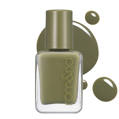 rom&nd Mood Pebble Nail 04 Mud Green