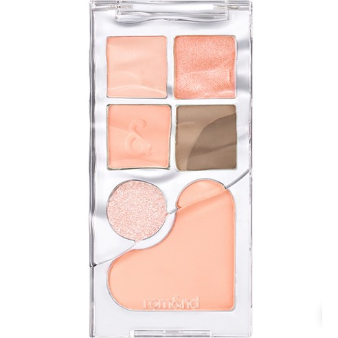 rom&nd Bare Layer Palette 01 Apricot Mood