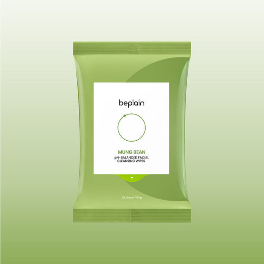 beplain MUNG BEAN pH-BALANCED FACIAL CLEANSING WIPES 20p N1