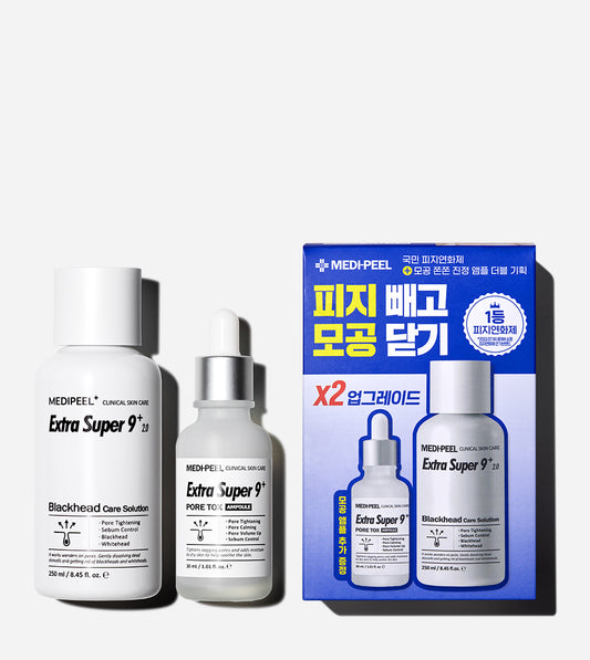 Medipeel EXTRA SUPER 9 PLUS BLACKHEAD PORE CARE SET 250ml / 30ml