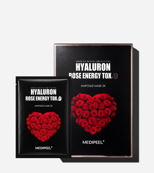 Medipeel HYALURON ROSE ENERGY TOX AMPOULE MASK SHEET 30ml*10pcs