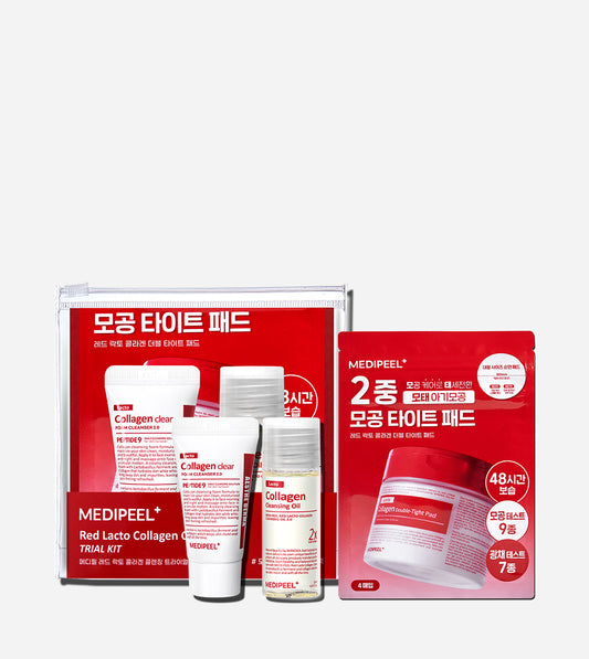 Medipeel RED LACTO COLLAGEN CLEANSING TRIAL KIT 20ml / 15ml / 16ml*4pcs
