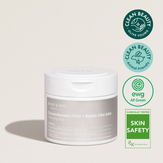Mary&May Gluconolactone (PHA)+Betula Alba Juice Cleansing Pad 70ea/270ml