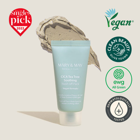 Mary&May CICA TeaTree Soothing Wash off Pack 30g