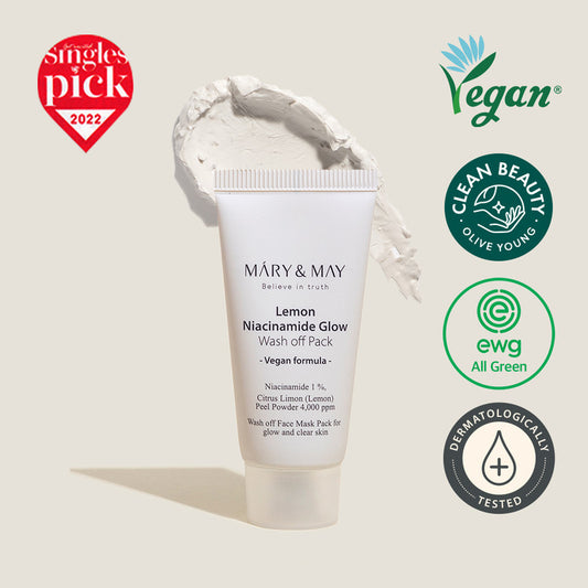Mary&May Lemon Niacinamide Glow Wash off Pack 30g