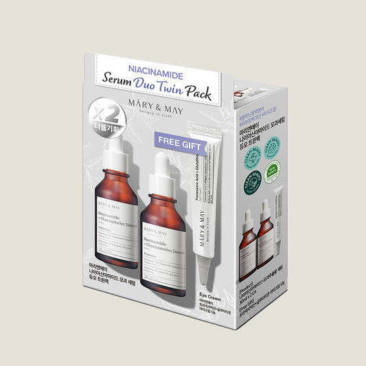 Mary&May Niacinamide Serum Duo Twin Pack (30ml x2+Eye cream12g)