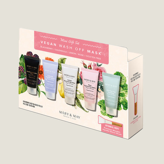 Mary&May Vegan Wash Off Mask Mini Gift Set (30g x5)