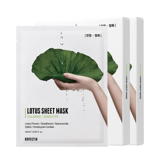 ROVECTIN Calming Lotus Sheet Mask 5ea