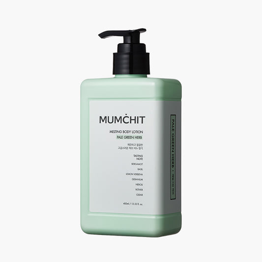 MUMCHIT Melting Body Lotion Pale Green Herb 400ml