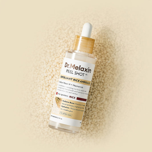 DR.MELAXIN PEEL SHOT EXFOLIATING WHITE RICE AMPOULE 80ml
