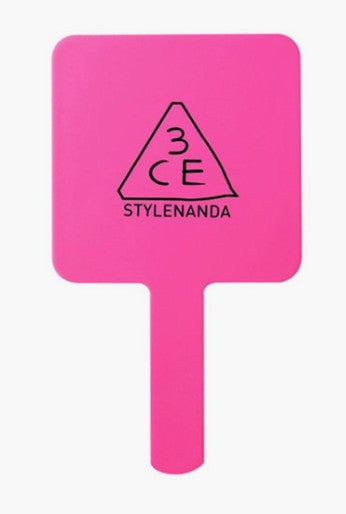 3ce SQUARE HAND MIRROR #PINK
