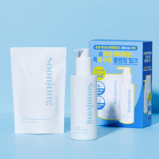 ETUDE Soon Jung pH Cleansing Milk Set 200ml+100ml (2025)