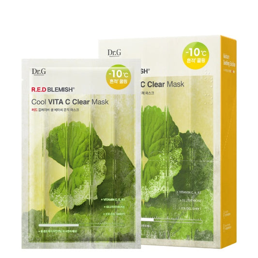 DR.G RED BLEMISH Cool VitaC Clear Mask 30g*5p