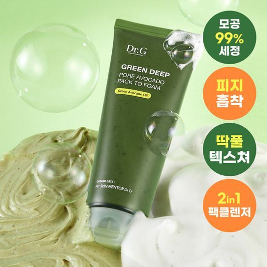 DR.G GREEN DEEP PORE AVOCADO PACK TO FOAM 150ml