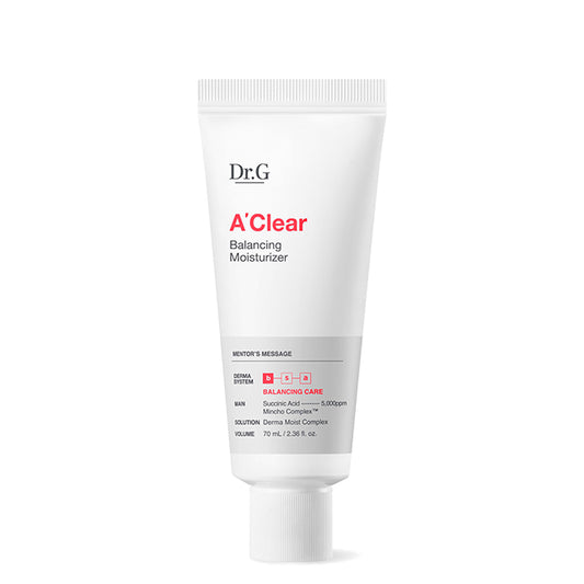 DR.G A'CLEAR BALANCING MOISTURIZER 70ml