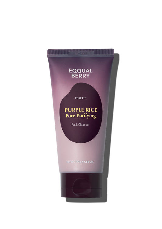 EQQUALBERRY PURPLE RICE PORE PURIFYING PACK CLEANSER 130g