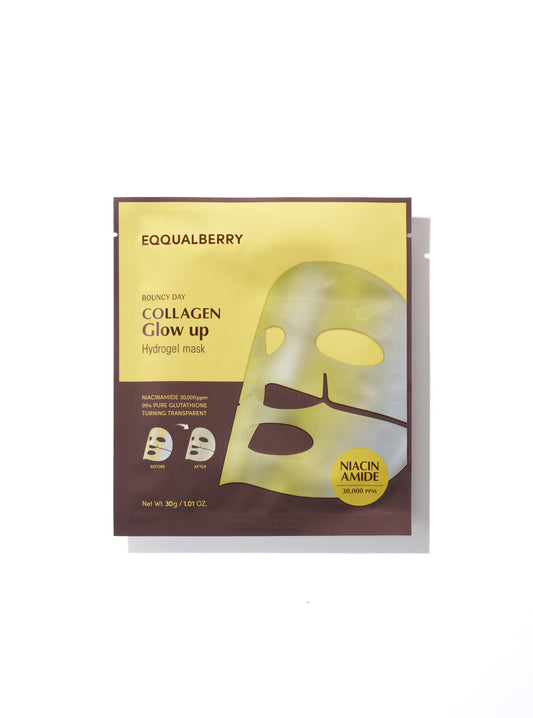 EQQUALBERRY COLLAGEN GLOW UP HYDROGEL MASK 30g | 10sheets
