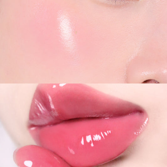 FWEE LIP&CHEEK GLOWY JELLY POT JP01 SUGAR COAT 4g+PENDANT KEYRING