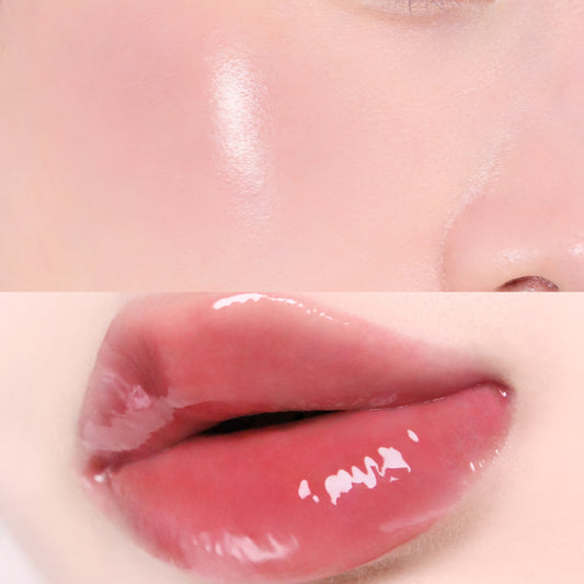FWEE LIP&CHEEK GLOWY JELLY POT JS01 ROSY GLAZE 4g+PENDANT KEYRING