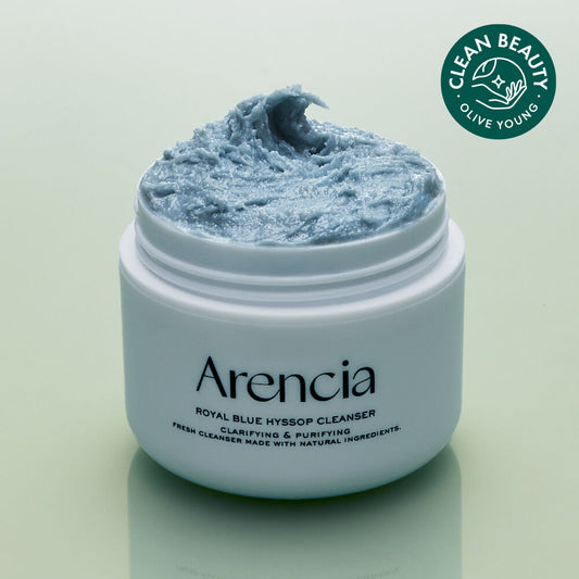 Arencia Fresh Blue Hyssop Rice Mochi Cleanser 120g