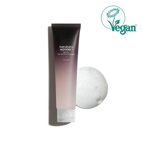 HARUHARU WONDER   Black Rice Triple AHA Gentle Cleansing Gel