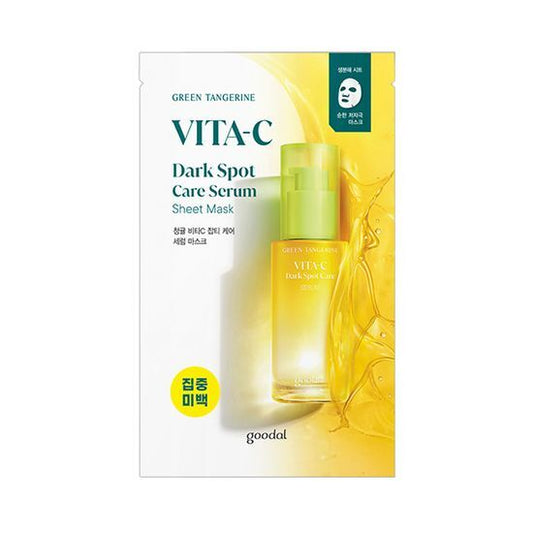 goodal  GREEN TANGERINE VITA C DARK SPOT CARE SERUM SHEET MASK 5P SET 28g*5매