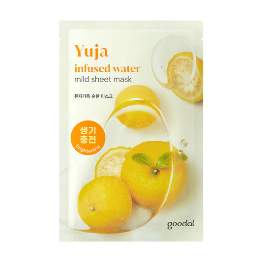 goodal  YUJA INFUSED WATER MILD SHEET MASK 20g