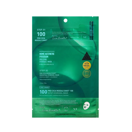 VT COSMETICS VT PRO CICA REEDLE SHOT® 100 2STEP HYDROGEL MASK 1.5g+33g*4