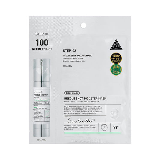 VT COSMETICS VT REEDLE SHOT 100 2-STEP MASK 1.5g + 25g