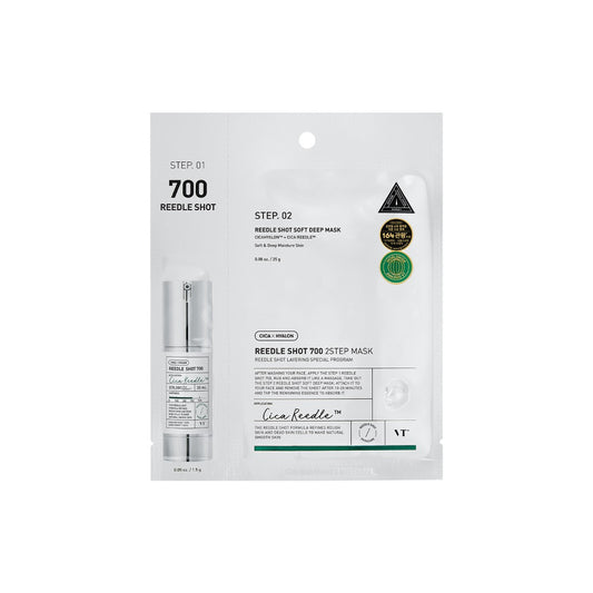 VT COSMETICS VT REEDLE SHOT 700 2-STEP MASK 1.5g + 25g