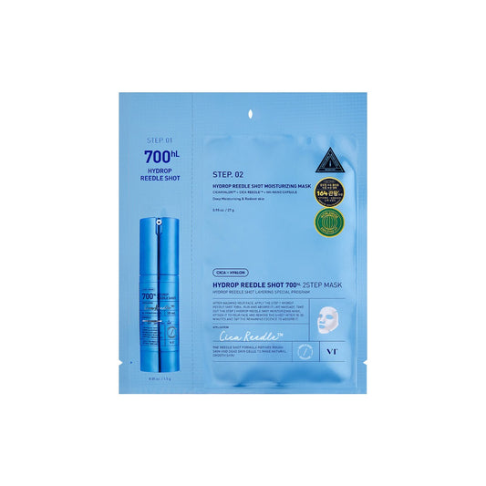 VT COSMETICS VT HYDROP REEDLE SHOT 700hL 2 STEP MASK 1.5g + 27g