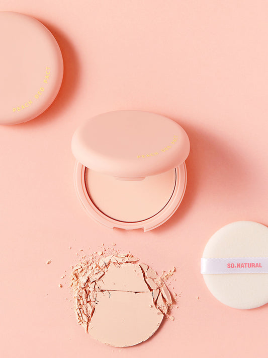 SO NATURAL PEACH DEO PACT 10g